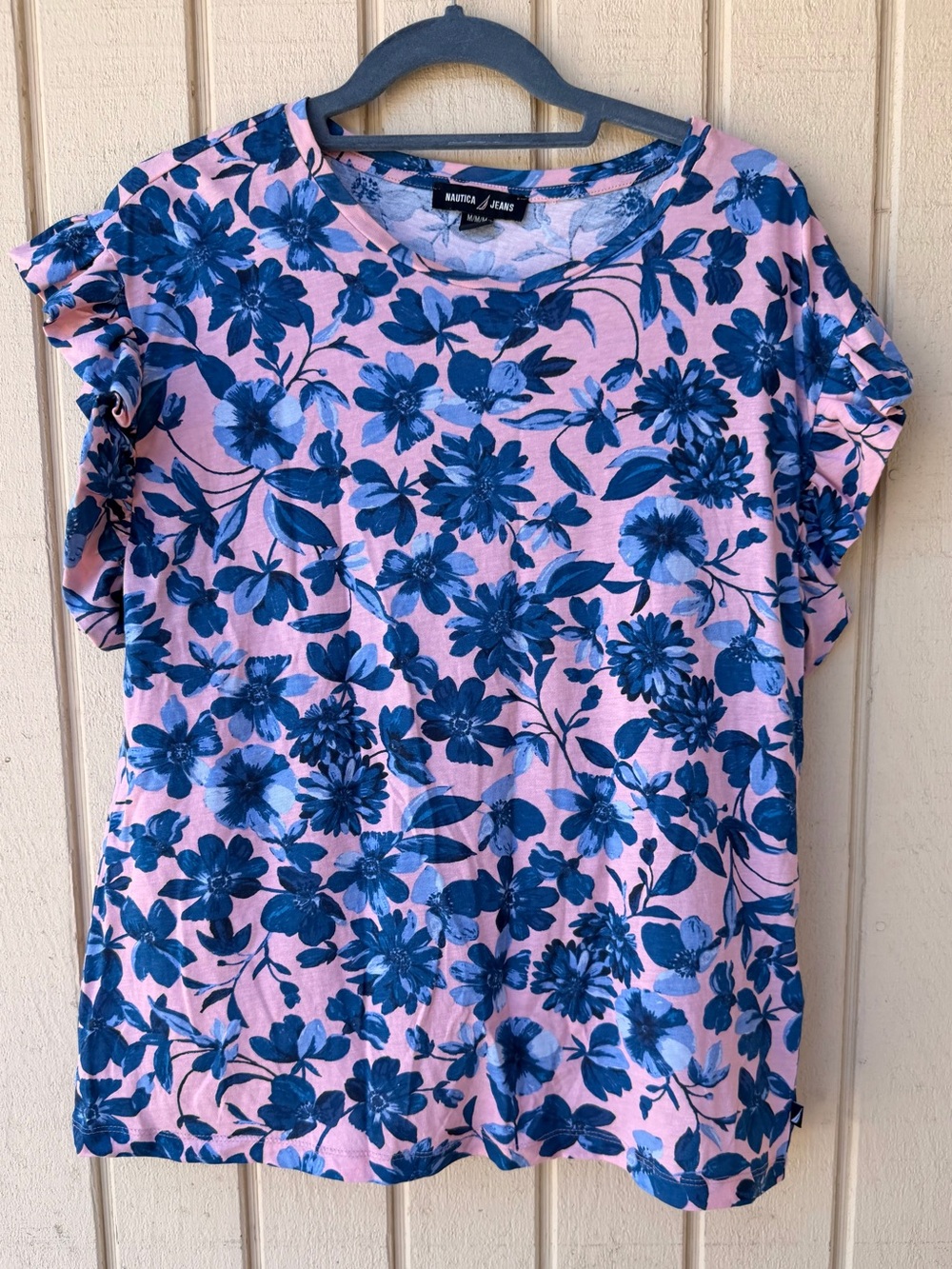 Pink Floral Print Tee